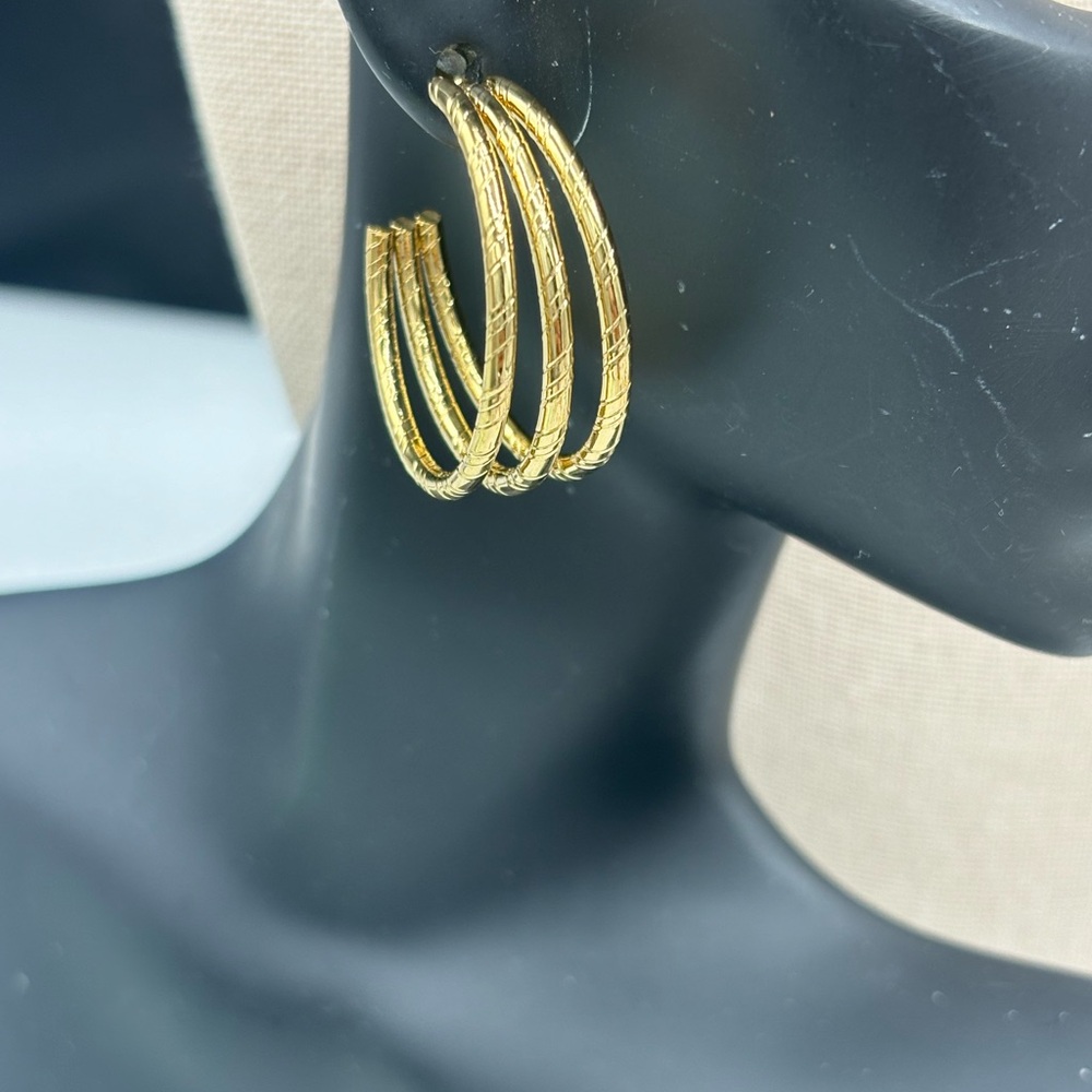 Elegant Gold Hoop Earrings